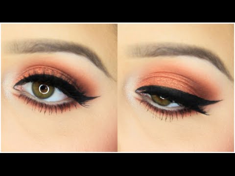 Peach & Coral Spring Makeup Tutorial - YouTube