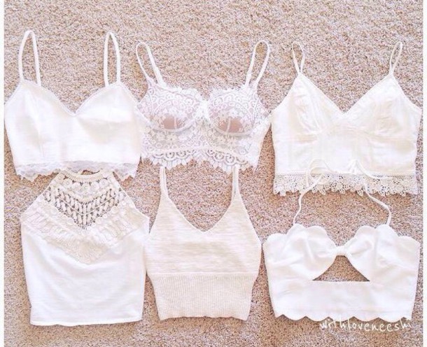 top, white, lace, summer, stylish, style, cute, top, crop tops, all