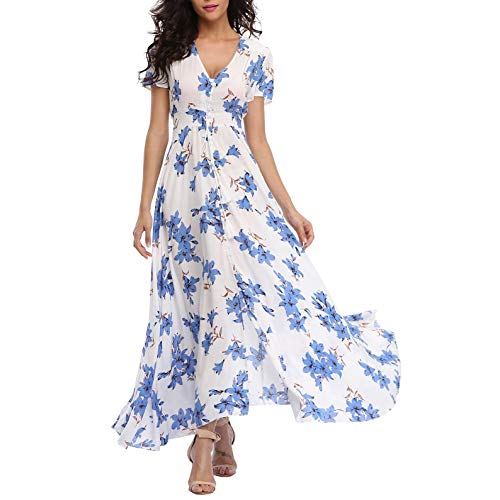 White Summer Maxi Dress: Amazon.com
