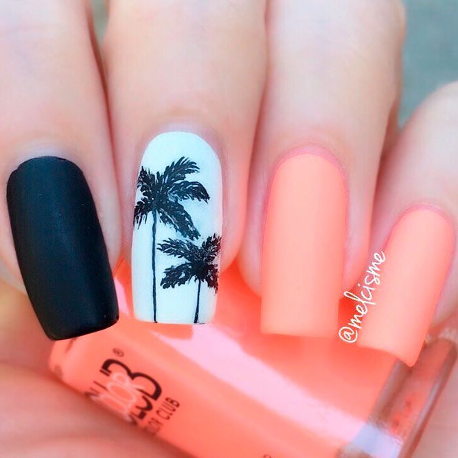 20 Tropical Nail Designs for the Summer | nails | Nails, Nail