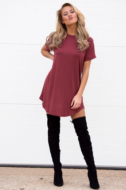 dress cute dress cute t-shirt t-shirt dress spring spring outfits