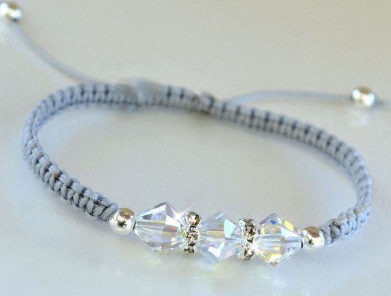 Swarovski Crystal Friendship Bracelet | Etsy