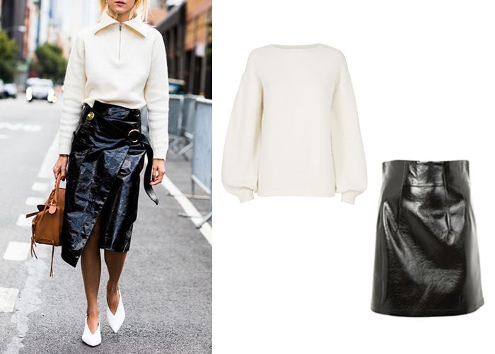The Coolest Sweater and Skirt Combos | Who What Wear