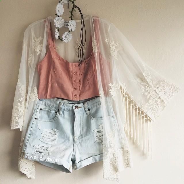 15 chic boho teen outfits to wear during summer - myschooloutfits.com