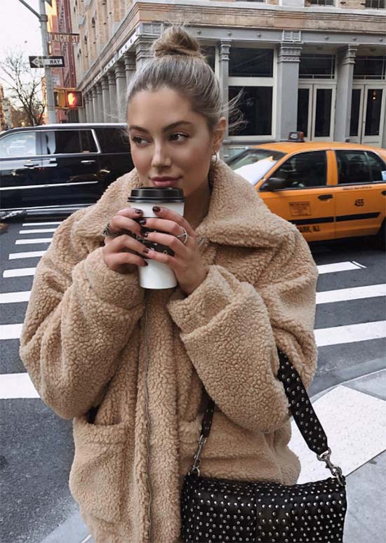 9 Teddy Bear Coats to Snuggle up in Winter: How to Wear Teddy Coats