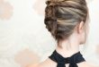 Sophisticated DIY Textured French Twist For Short Hair - Styleoholic