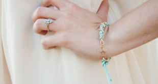 Nautical DIY Threaded Chain Bracelet - Styleoholic