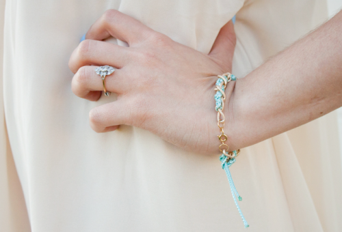 Threaded Chain Bracelet