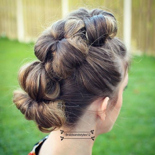45 Pretty Ideas for Casual and Formal Bun Hairstyles