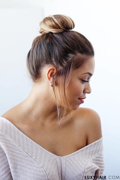 Bun Hairstyles: 9 Top Knots For Every Hair Type u2013 Luxy Hair