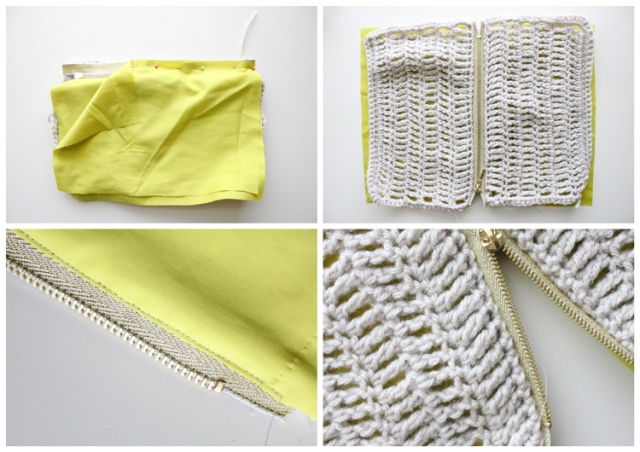 Picture Of Comfortable DIY Treble Crochet Zip Pouch 5