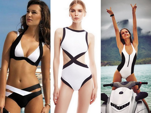 6 Key Swimsuit Trends Summer 2016: Twisted Straps, B & W and Fringe