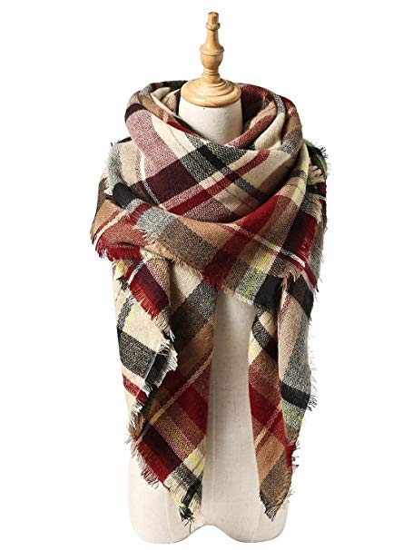 Trendy Women's Cozy Warm Winter Fall Blanket Scarf Stylish Soft