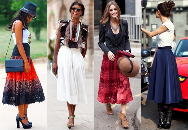 How to Wear and What to Wear with Long Skirts | Gorgeautiful.com