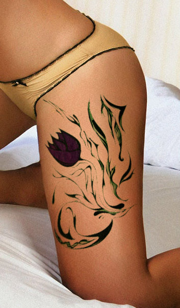 Gorgeous Tulip Tattoo For Girls And Women » Tattoo Ideas