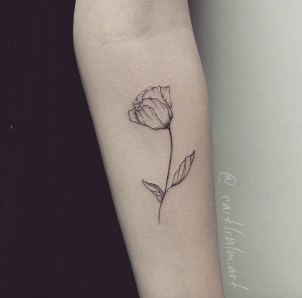 40+ Cute and Tiny Floral Tattoos for Women | u2014 Tattoos ON Women