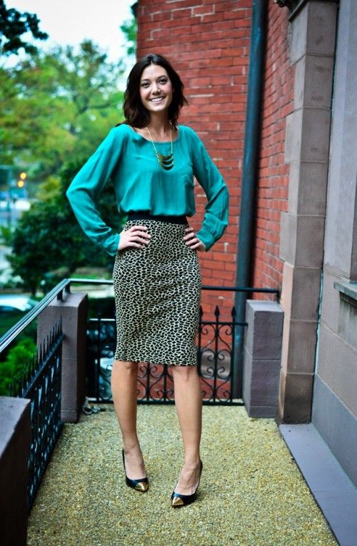 Turquoise And Teal Work Outfits For Girls