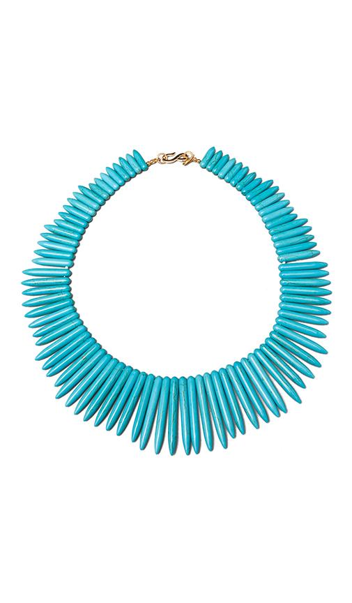 Kenneth Jay Lane Turquoise Spike Necklace in Turquoise | REVOLVE