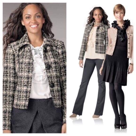 CAbi Jackets & Coats | Tweed Blazer Style 630 Size Small | Poshmark
