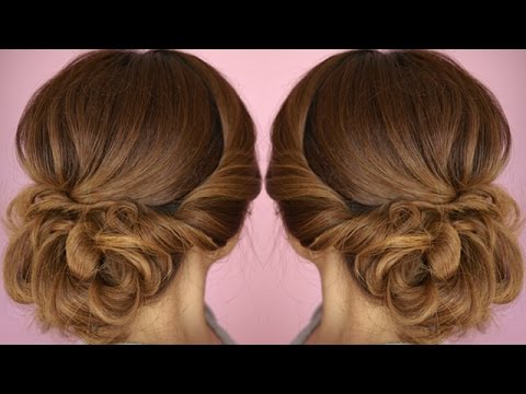 Easy Summer Twist Updo Hair Tutorial - YouTube