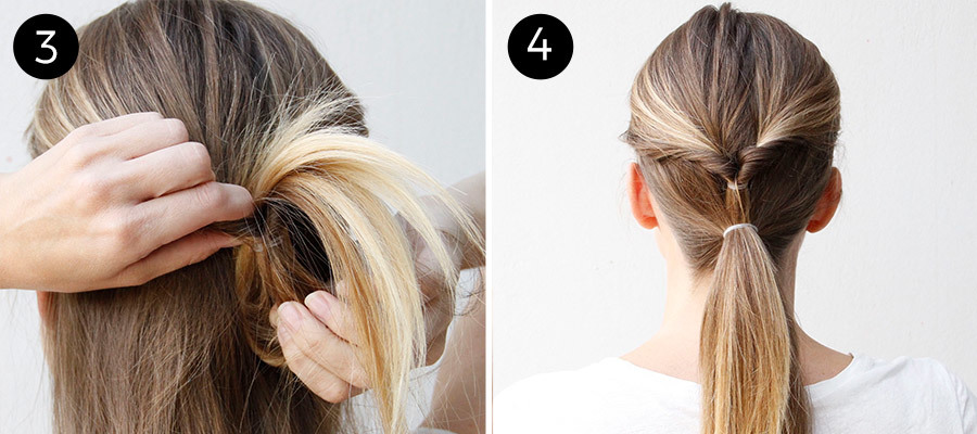 This Double-Twist Ponytail Is The Perfect Five-Minute Hairstyle