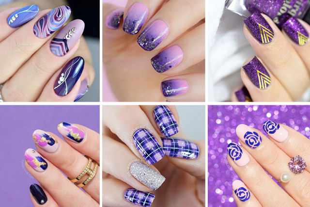12 Majestic Purple Nail Designs To Try This Weekend