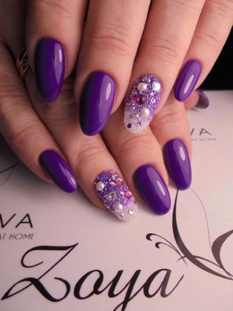Ultra-Violet Manicure Ideas