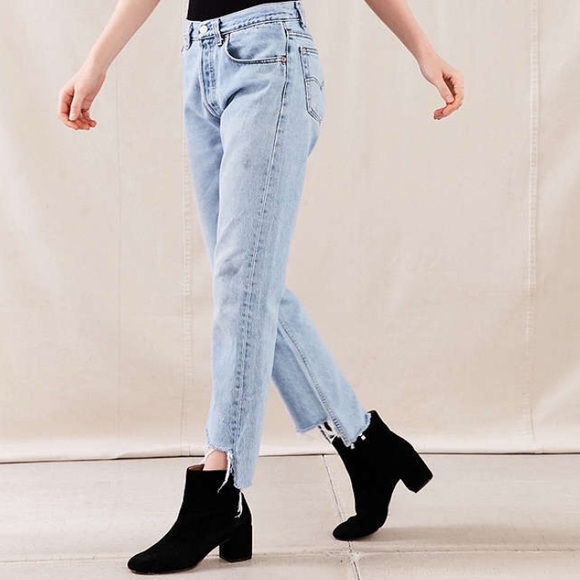 Urban Outfitters Jeans | Vintage Levis Uneven Hem Urban Renewal