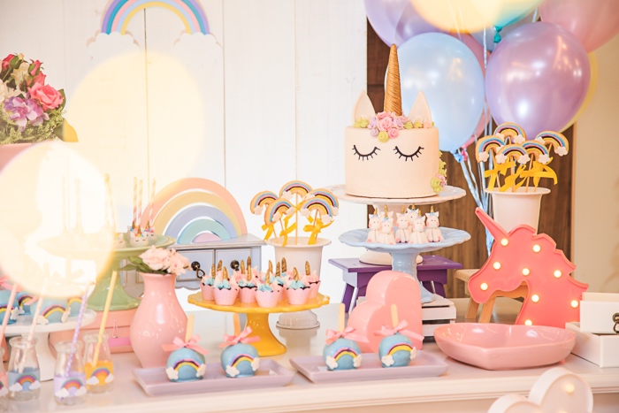 Kara's Party Ideas Pastel Unicorn Birthday Party | Kara's Party Ideas