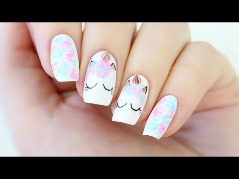 Unicorn Nail Art! - YouTube