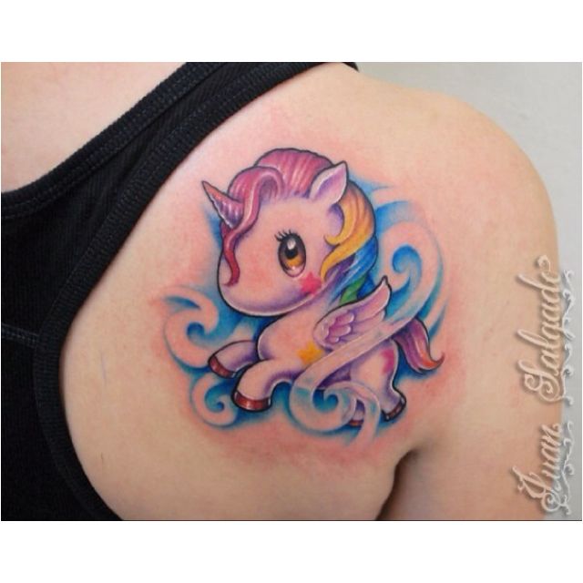 Cute tattoo! Tokidoki unicorn - My next tattoo with the little girls