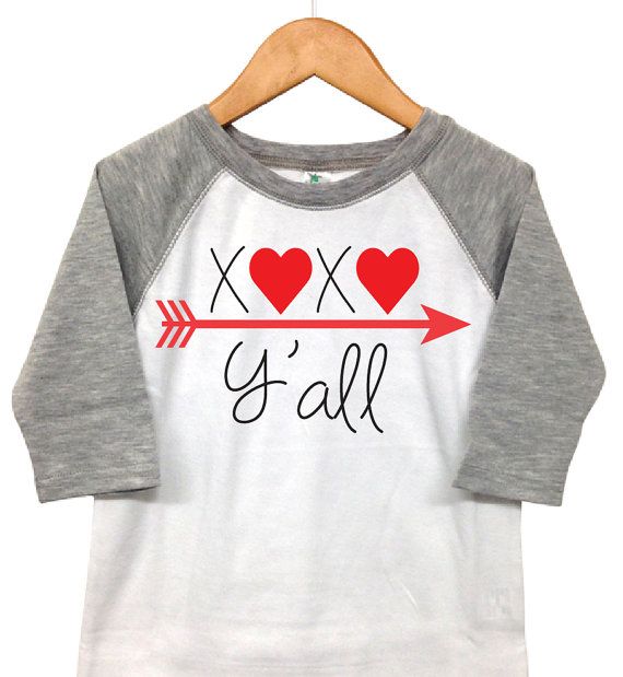 Valentines Day Shirt - XOXO Y'all - Toddler Valentine - Toddler