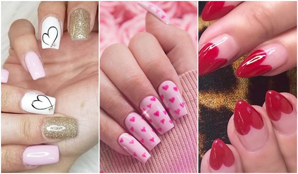Instagram-inspired nail art for Valentine's day