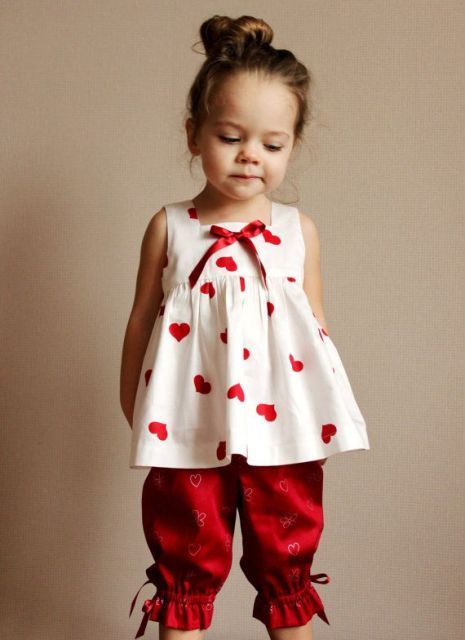 12 Cute Valentine's Day Outfits For Girls | KidsomaniaToo