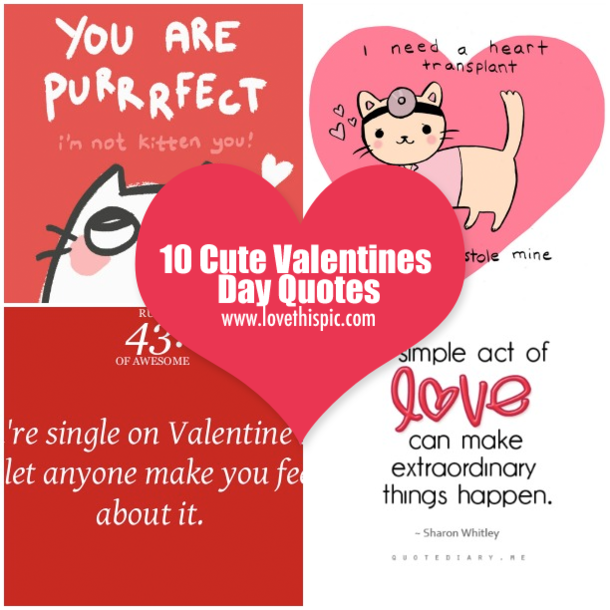 10 Cute Valentines Day Quotes