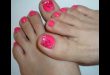 Valentine's Day 2014 Toe Nail Design - YouTube