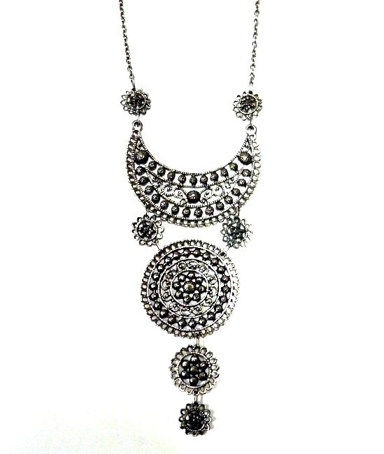60s vintage ornate statement necklace - The Stellar Boutique