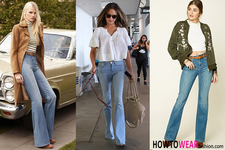 Flare jeans | HOWTOWEAR Fashion