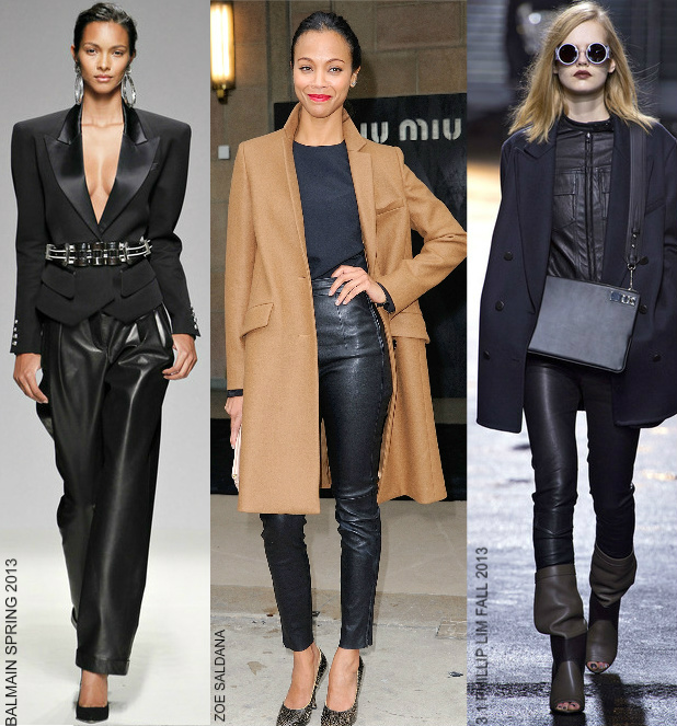 Here's How To Wear Leather Pants This Spring | FASHION