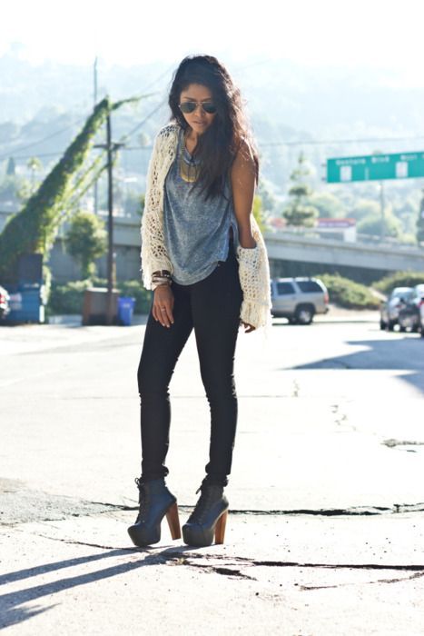 How to Wear Platform Shoes | Outfits | Pinterest | Outfits, Fashion