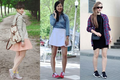 6 Super Stylish Ways to Wear Sneakers - Teen Vogue