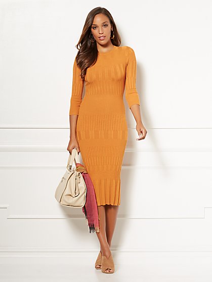 Size Medium Orange Work Dresses for Women | Wear to Work Dress