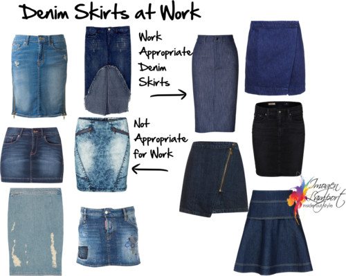 Denim Skirts - Can You Wear them To Work?