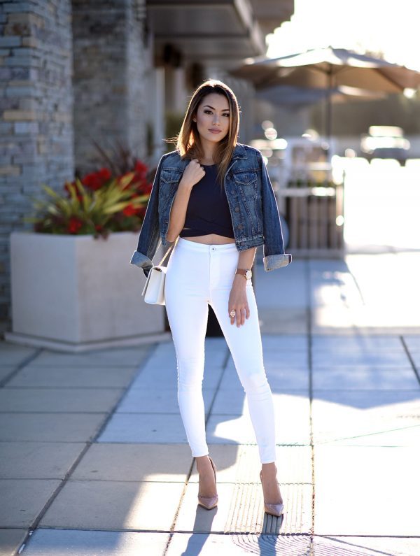 Style Tips On What To Wear With White Jeans - The White Jeans Outfit