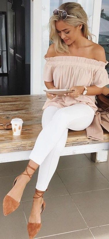 20 White Jeans Spring Outfits To Get Inspired - Styleoholic