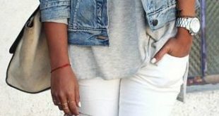 14 stylish spring outfits with white jeans - Page 4 of 14