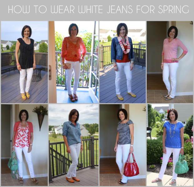 How to Wear White Jeans for Spring