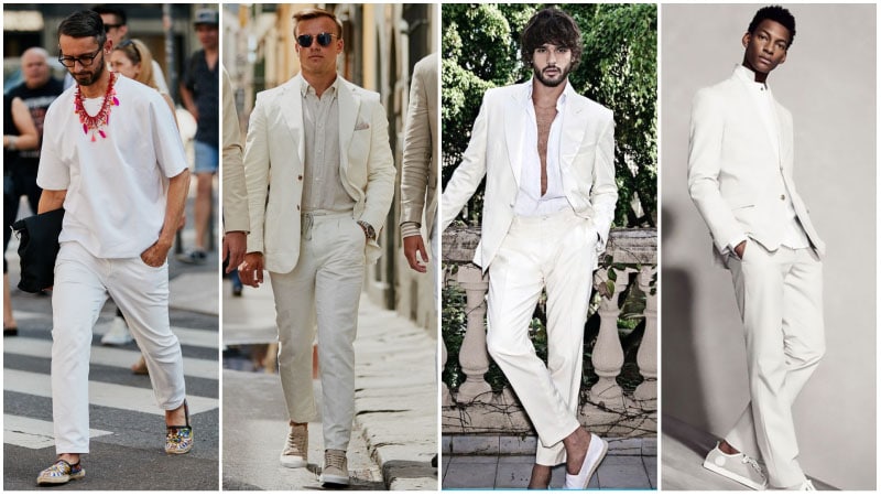 The Coolest All White Outfits for Men - The Trend Spotter