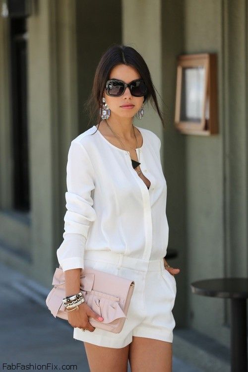 Style Guide: How to style and wear white shorts this summer? - Fab