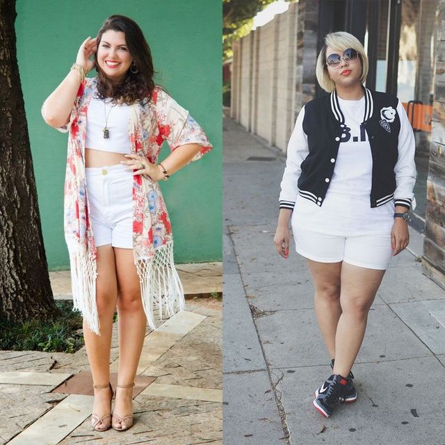 30 Plus Size Shorts Outfit Ideas For Beautiful Curvy Women | GlossyU.com